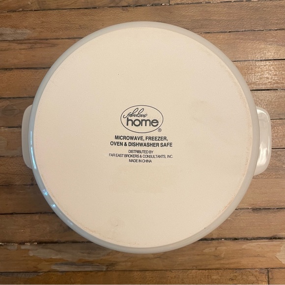 Pair Small Bakeware Pans Beige/White Fabulous Home - Picture 4 of 9